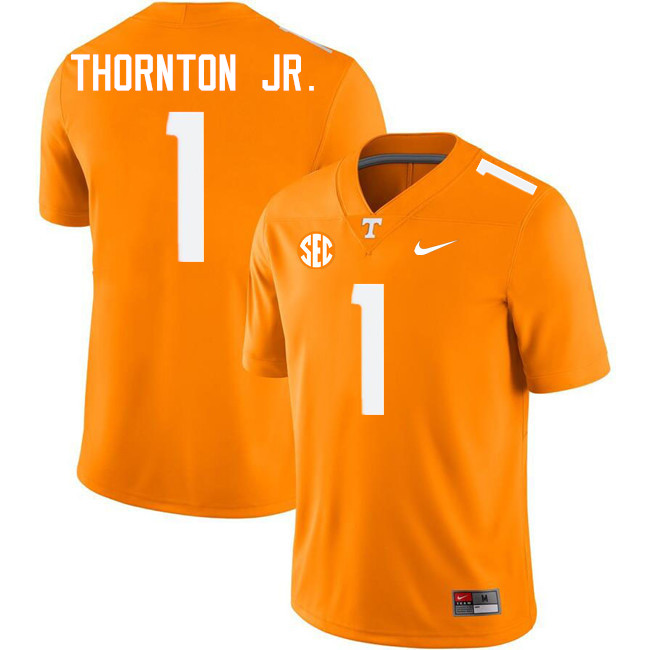 Dont'e Thornton Jr. Tennessee Jersey,Tennessee Volunteers #1 Dont'e Thornton Jr. College-Orange